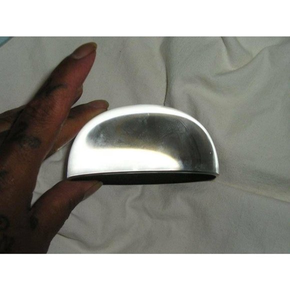 LAUREL INK FRENCH CRYSTAL PAPER WEIGHT Mountain Scene W/BOX - Picture 3 of 6